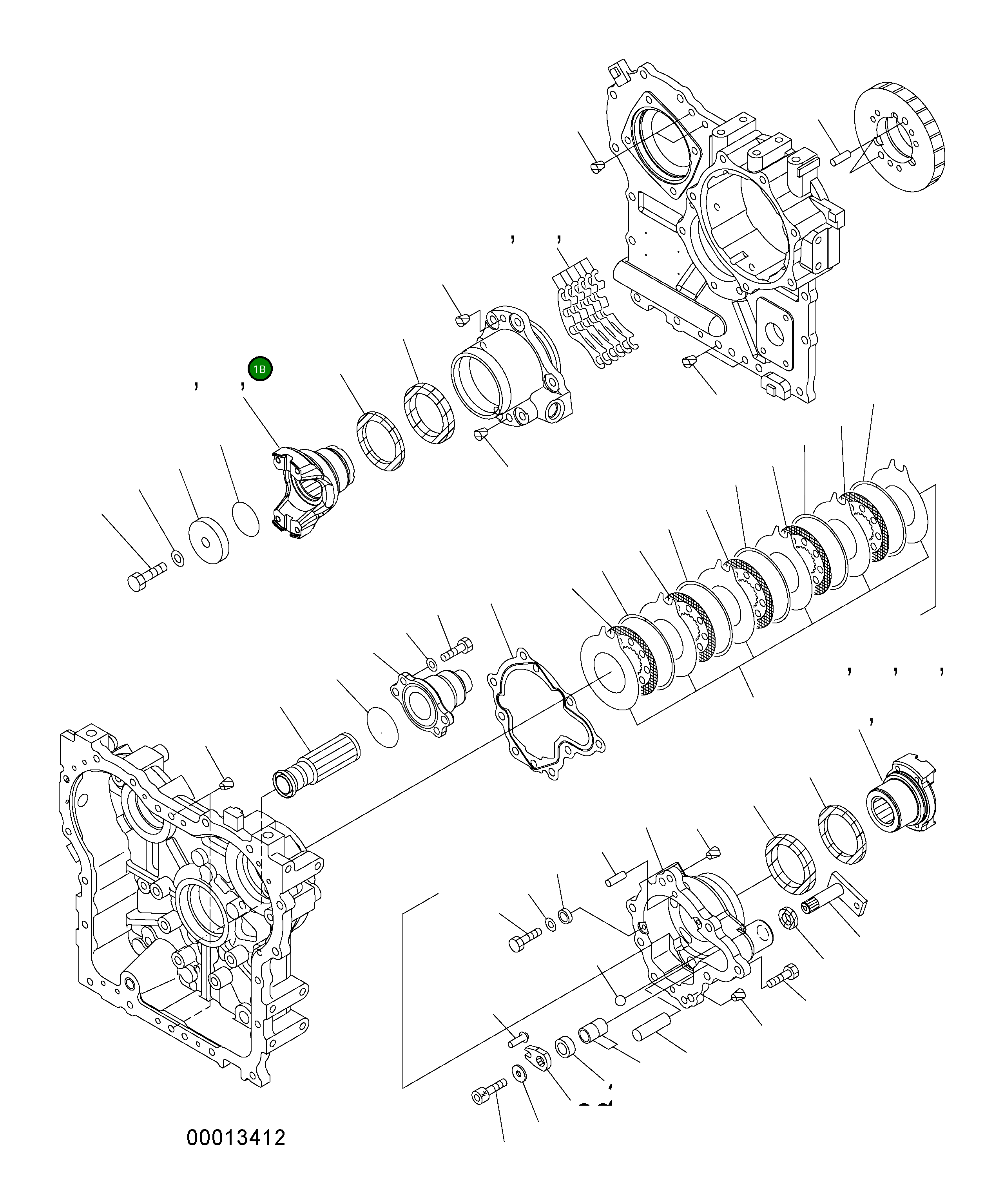 Крышка 418-17-33530 Komatsu