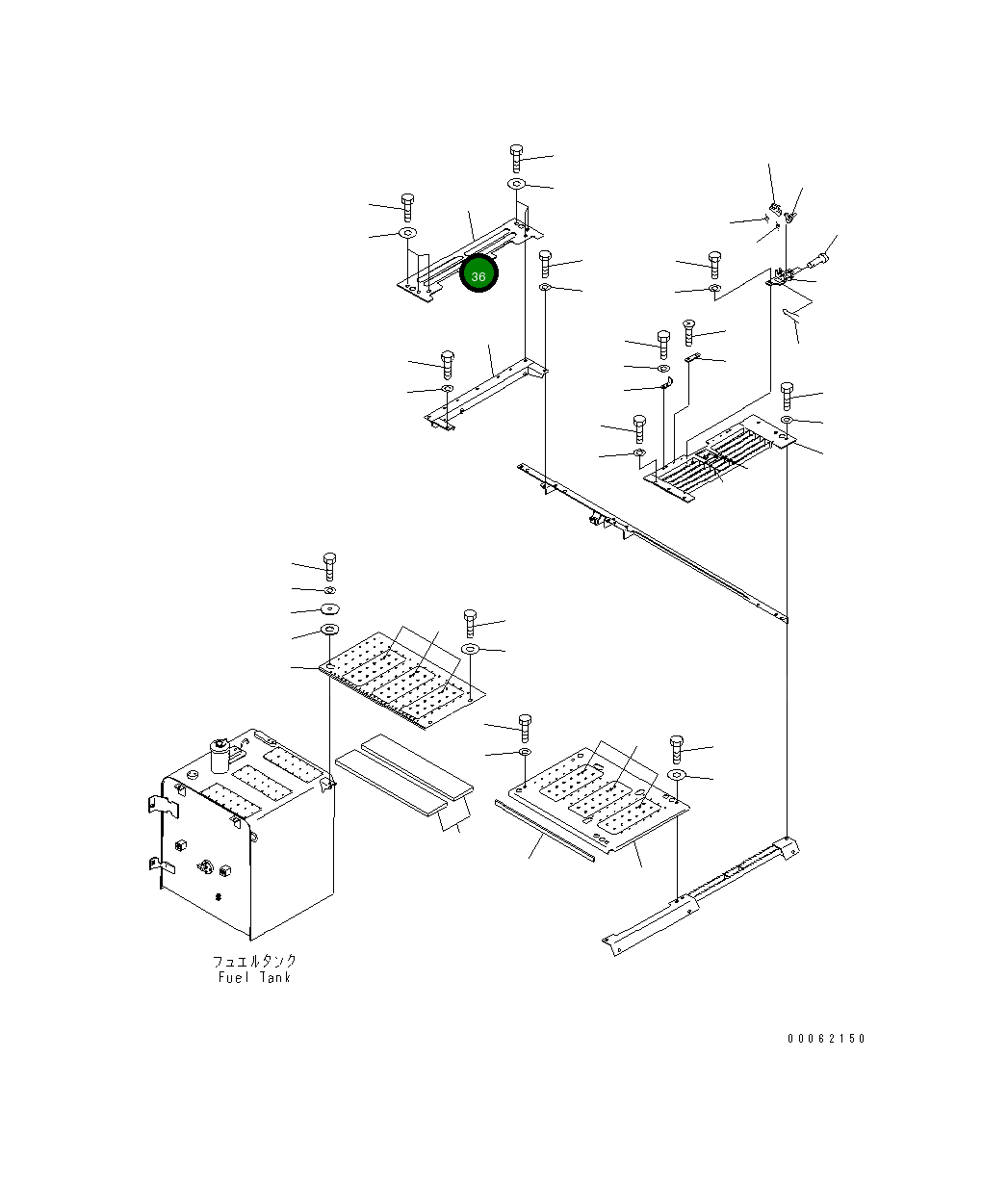 Крышка 20Y-54-71731 Komatsu