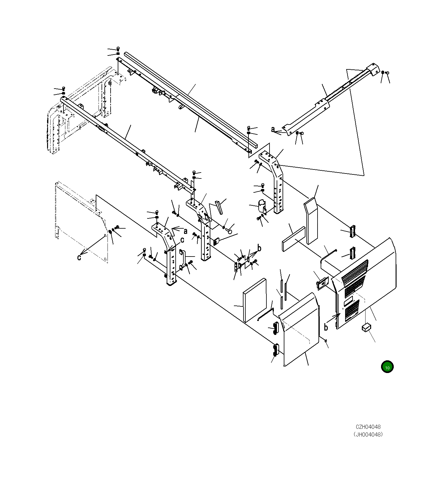 Крышка 206-54-25290  Komatsu