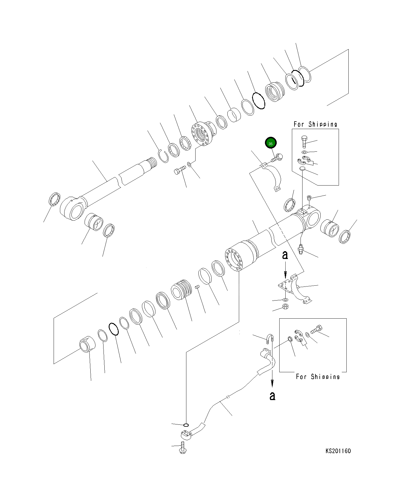 Болт 07375-21240 Komatsu