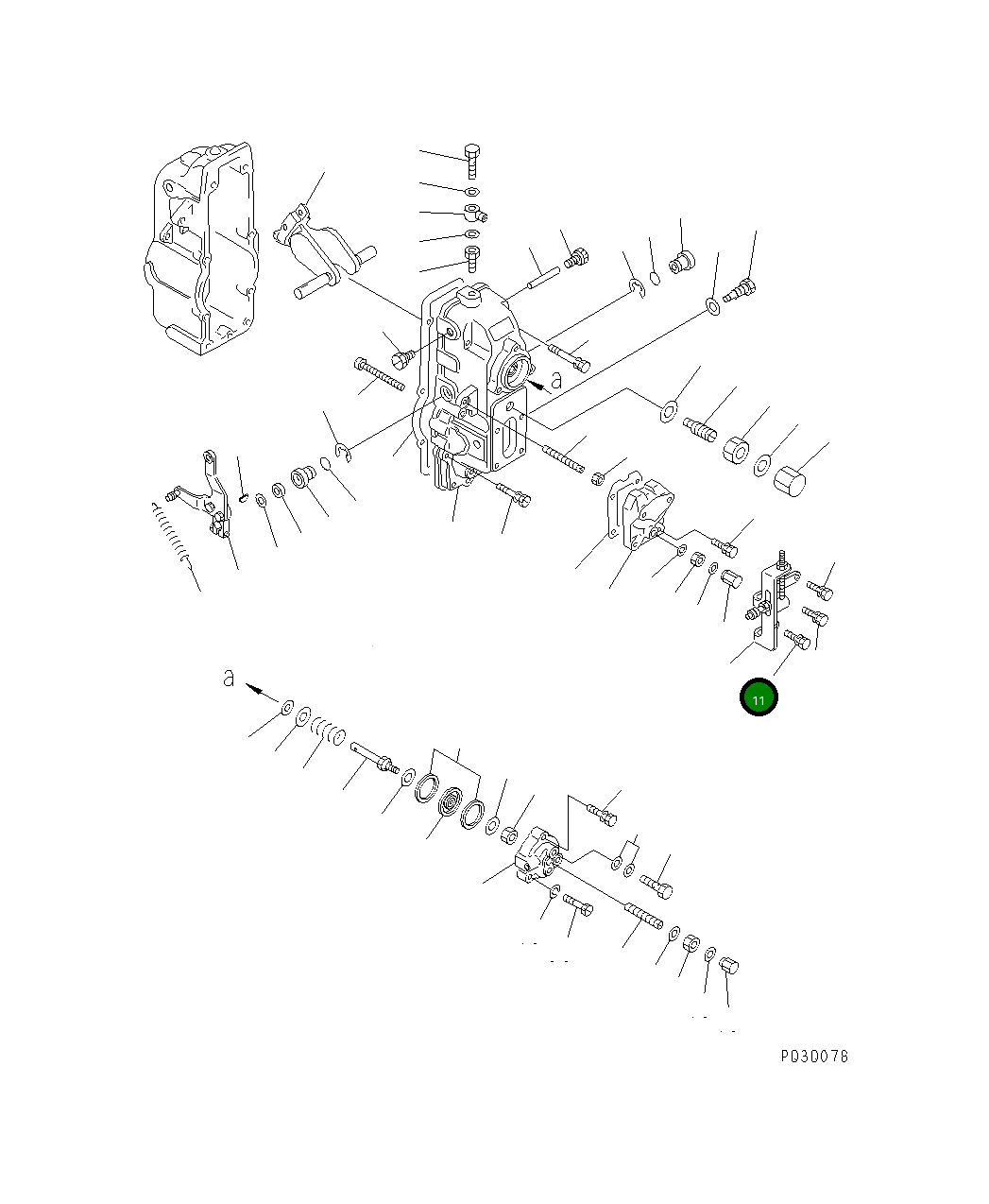 Болт DK139006-2500 Komatsu