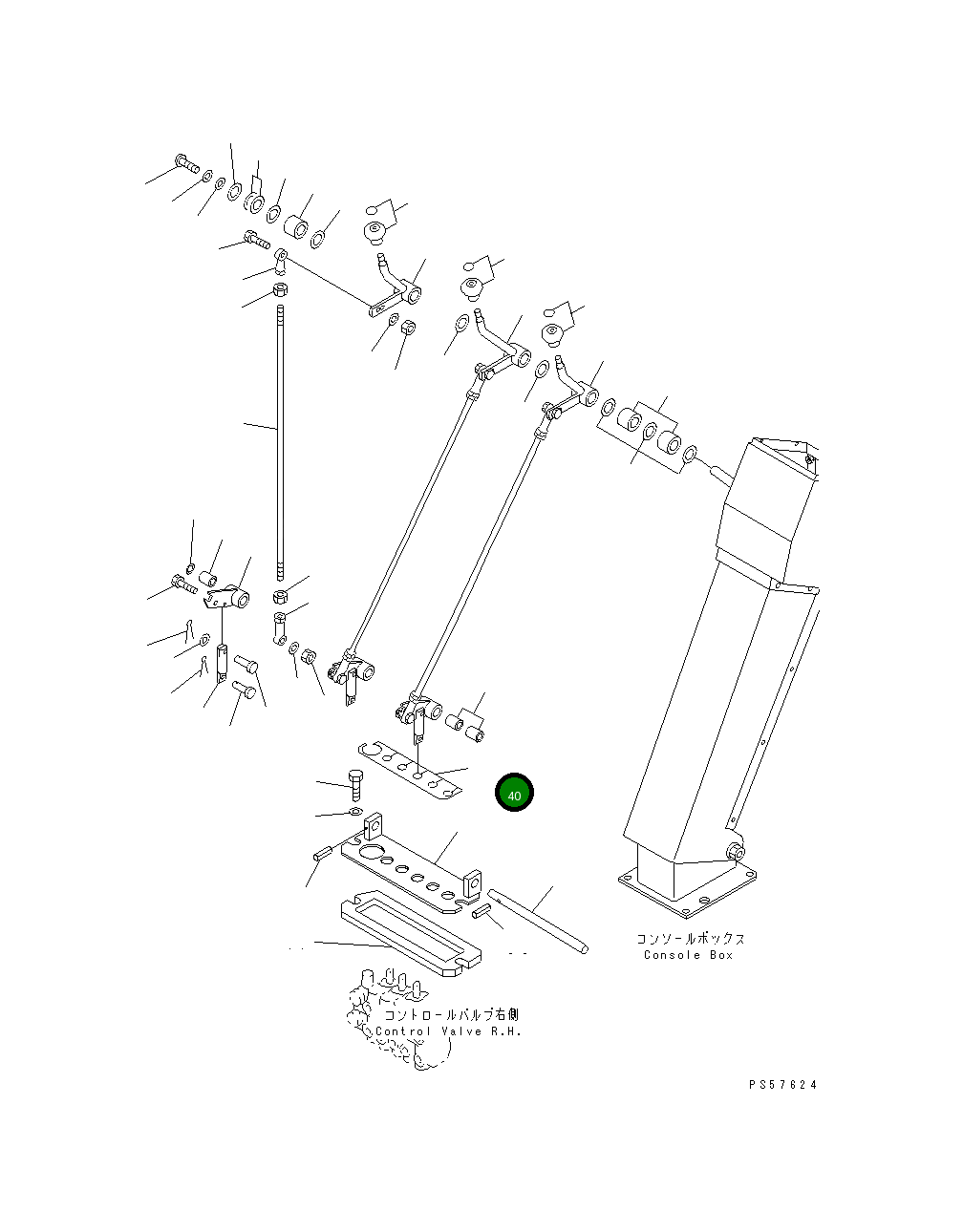 Крышка 23D-43-21721  Komatsu