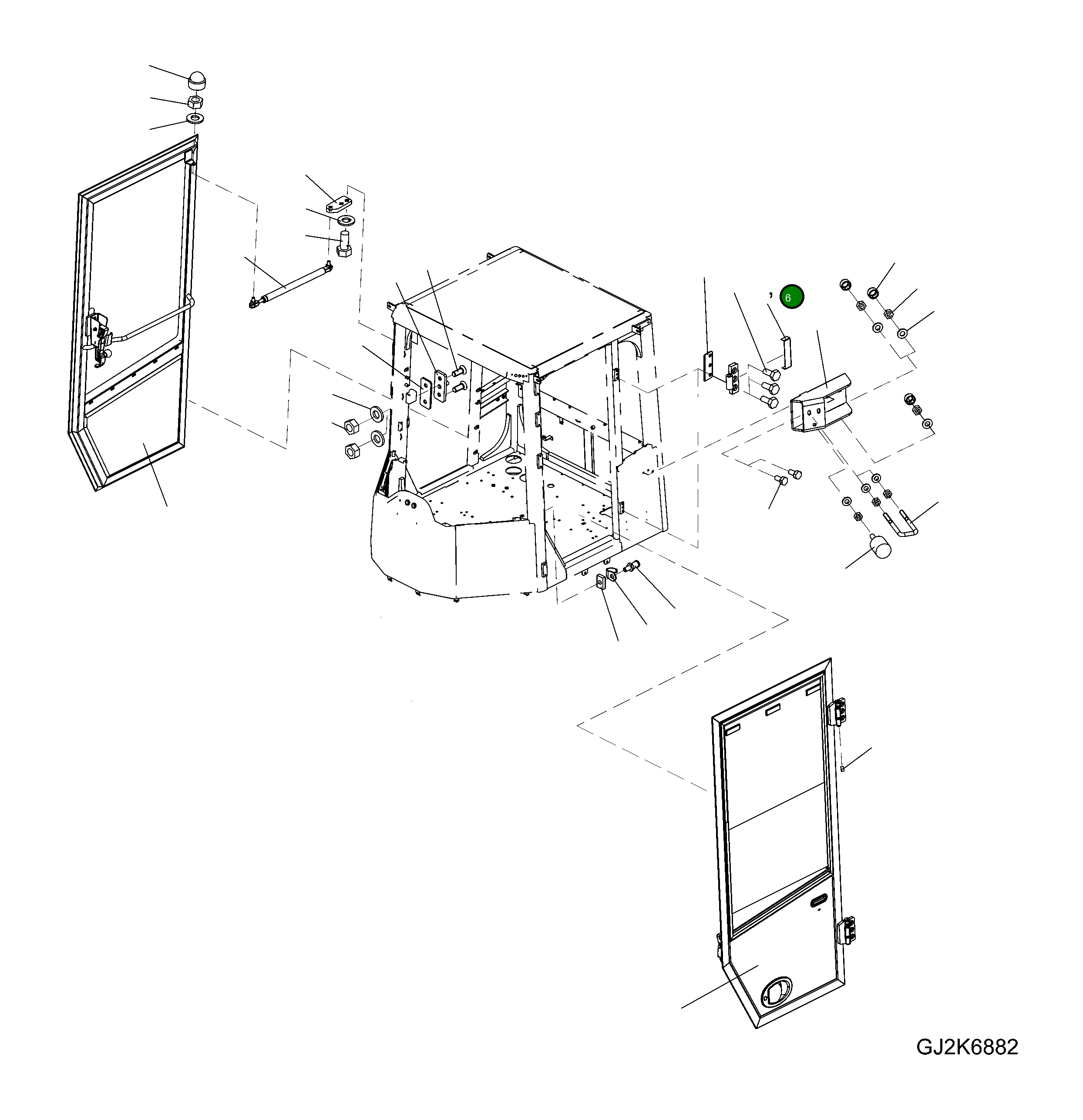 Крышка 419-56-H0P89 Komatsu