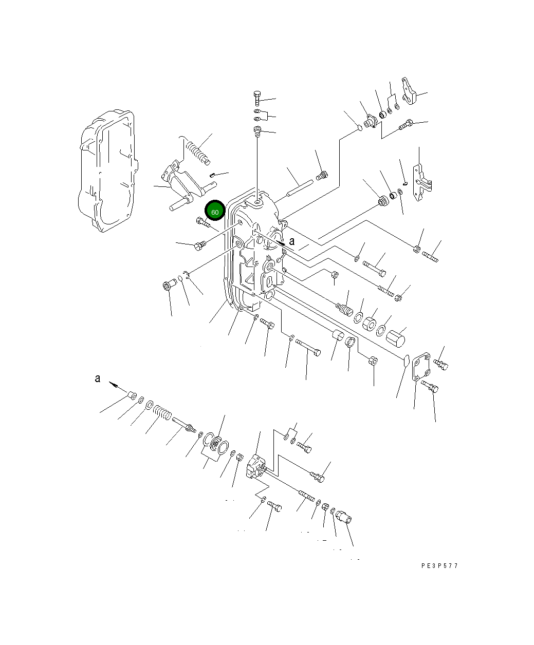 Болт DK154013-1000 Komatsu