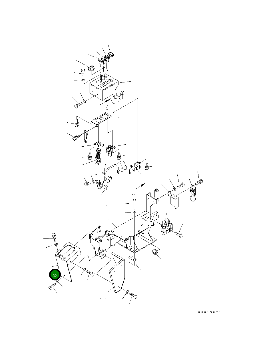Крышка 22S-43-81121  Komatsu