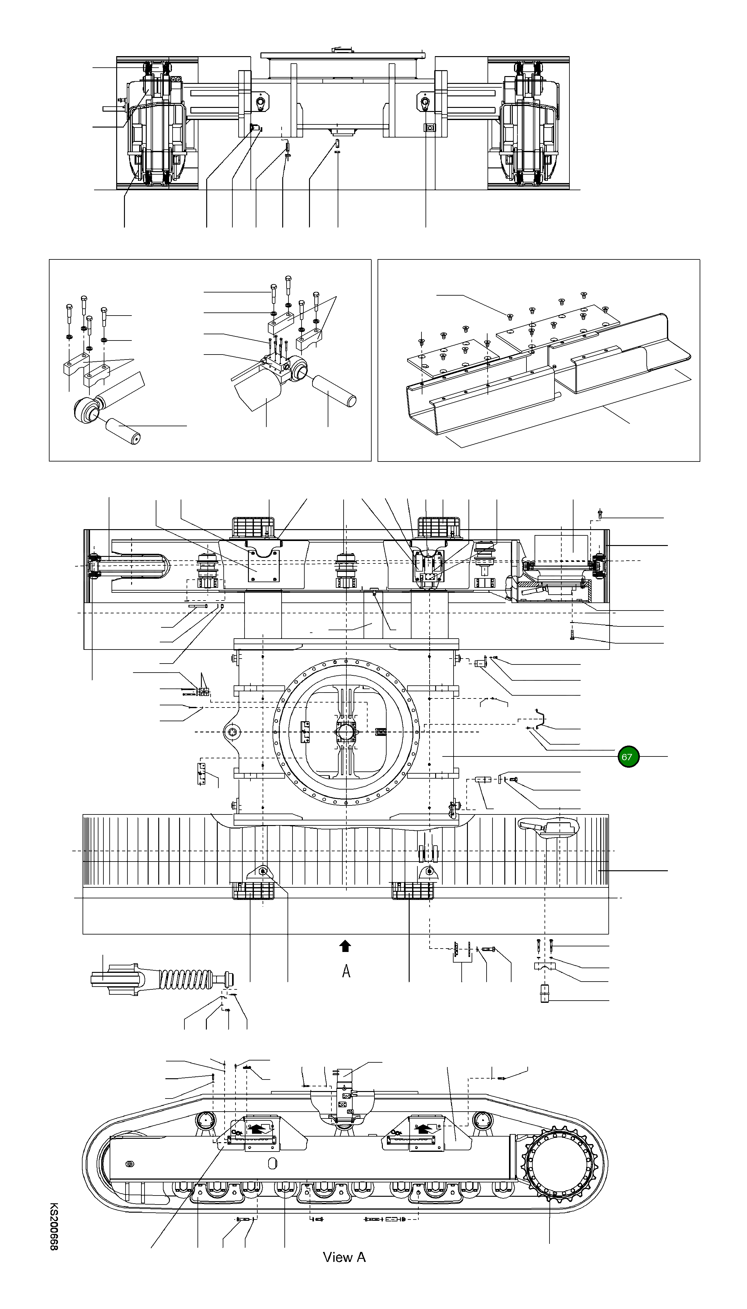 Болт 207-30-KC130 Komatsu