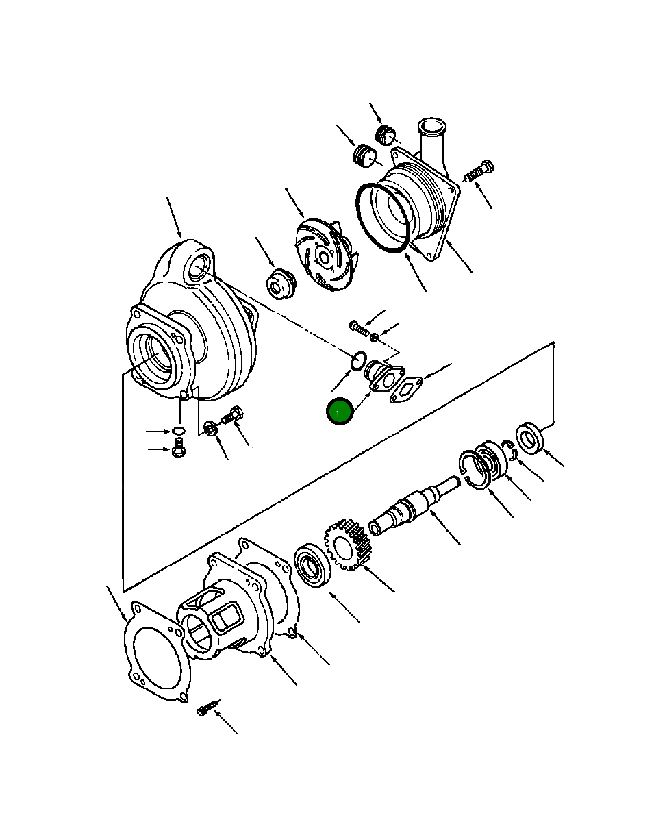 Кольцо уплотнительное (O-Ring) 1240 443 H2  Komatsu