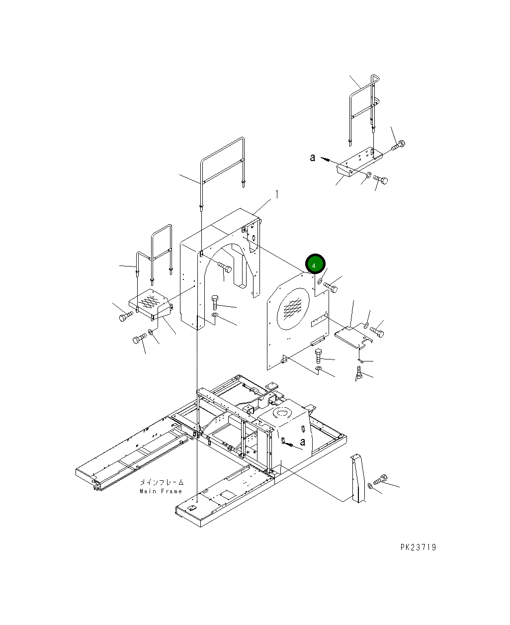 Крышка 8232-54-1120 Komatsu