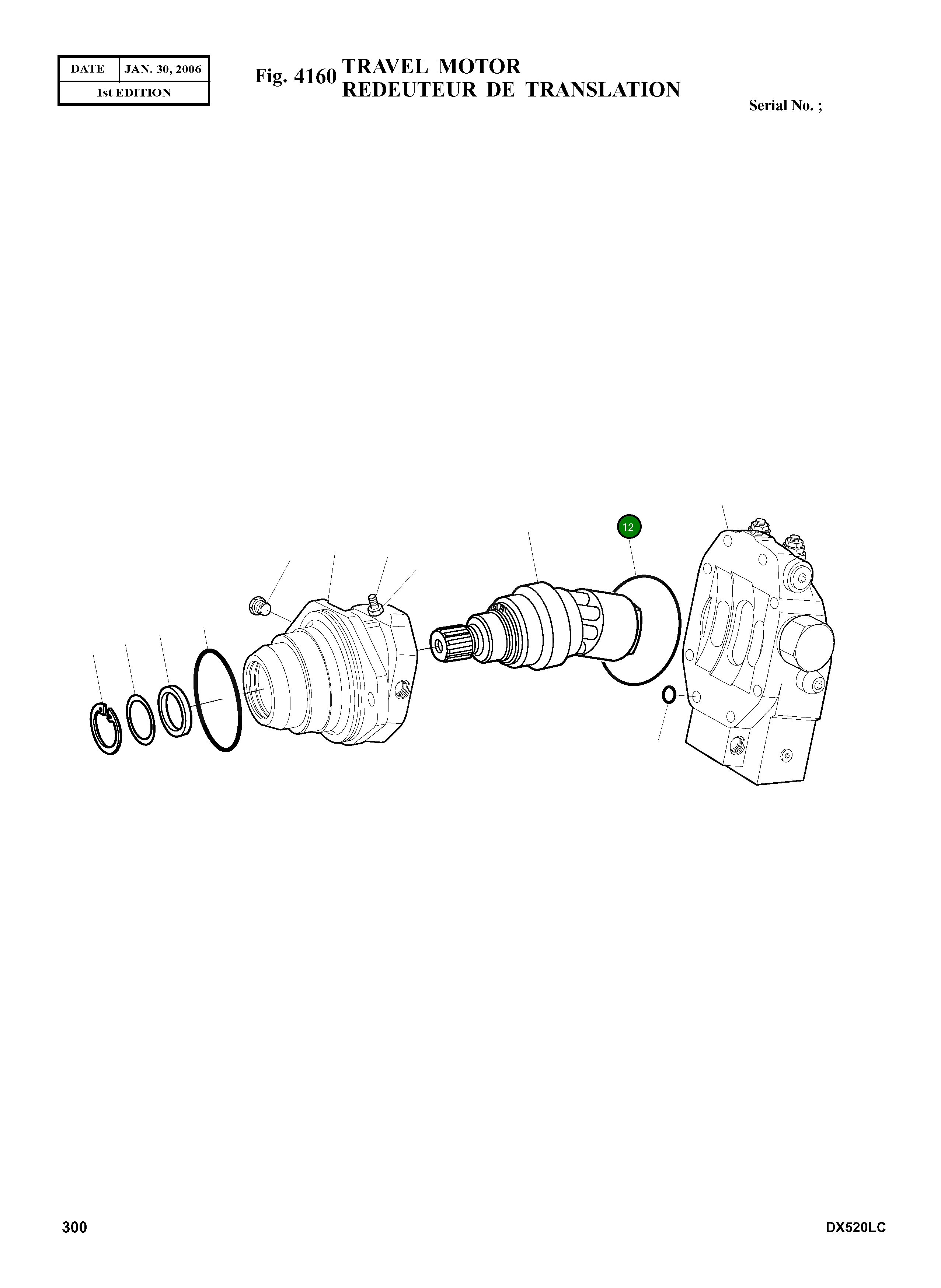 Кольцо уплотнительное (O-Ring) 2.180-01193 Komatsu