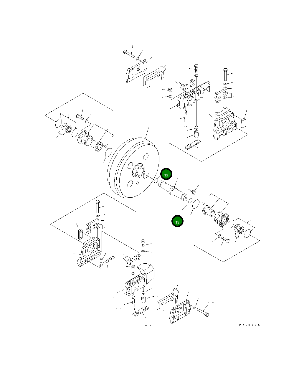 Кольцо уплотнительное (O-Ring) 195-30-18290 Komatsu
