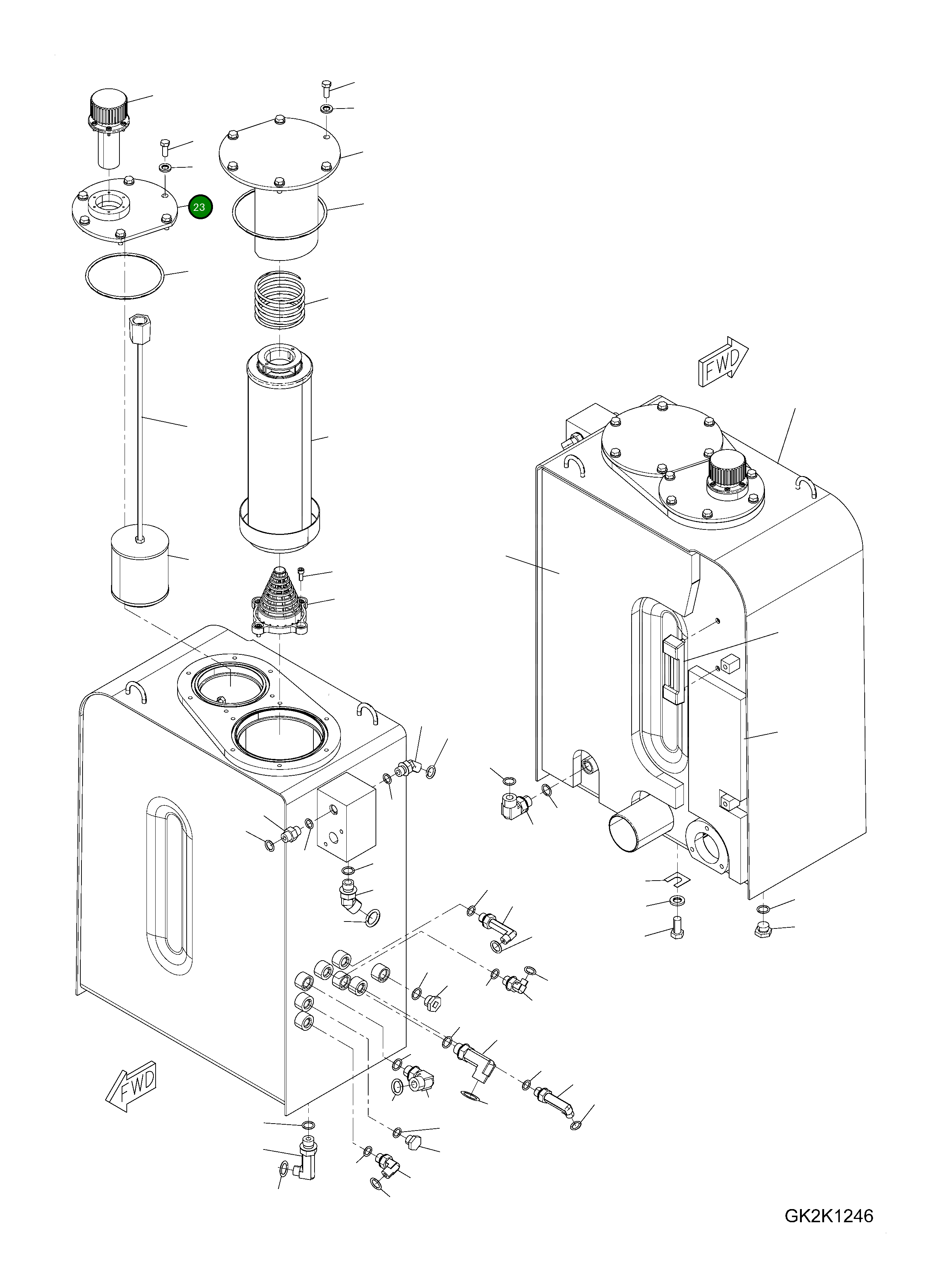 Крышка 20E-60-42450 Komatsu