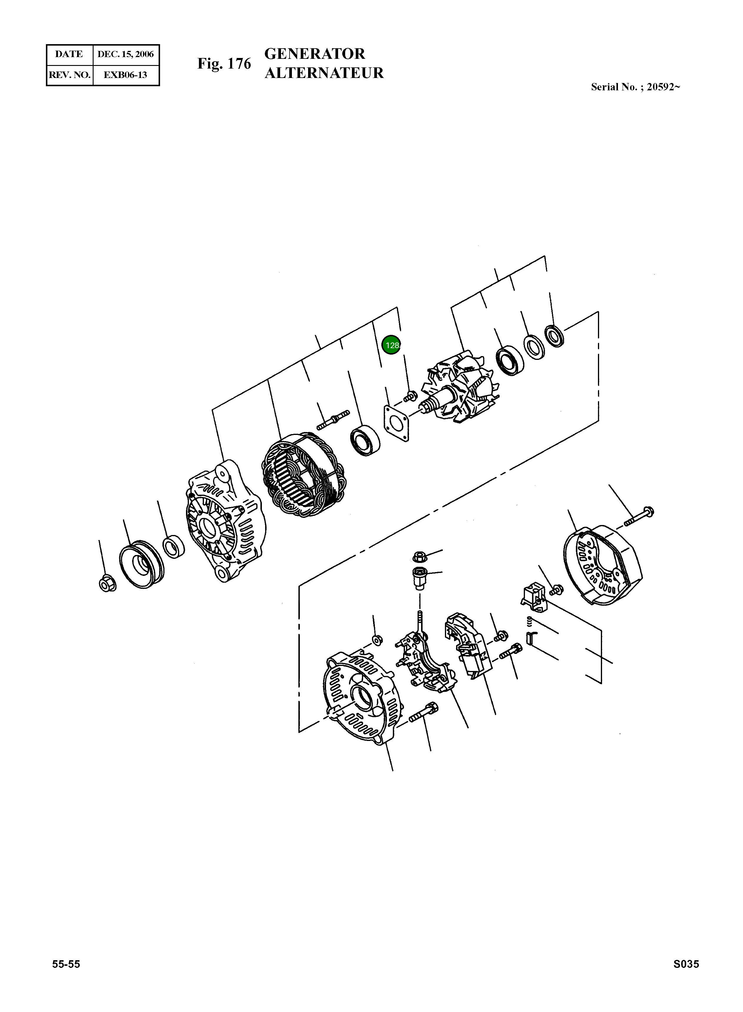 Болт 586400-0400  Komatsu