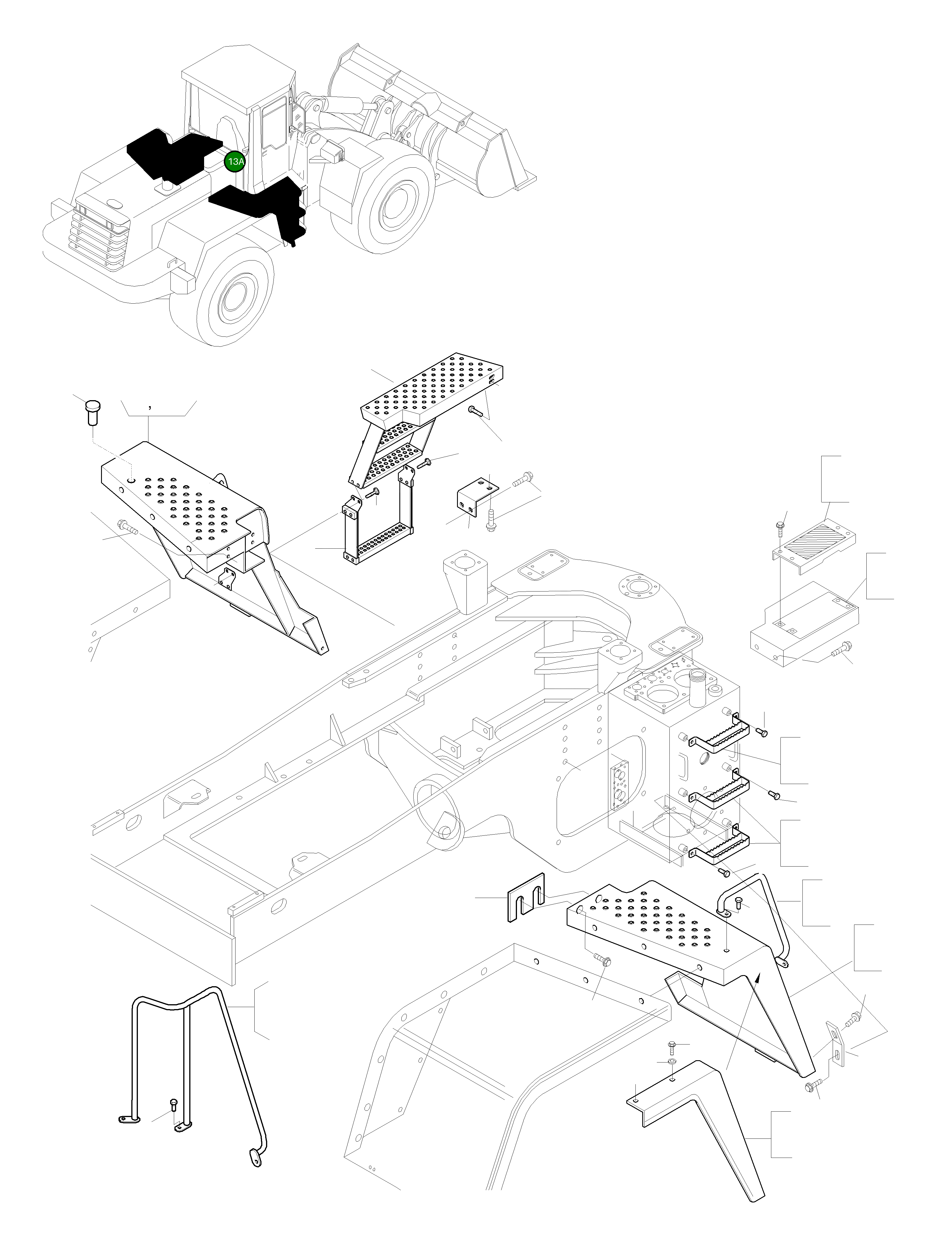 Крышка 421-54-H4521  Komatsu
