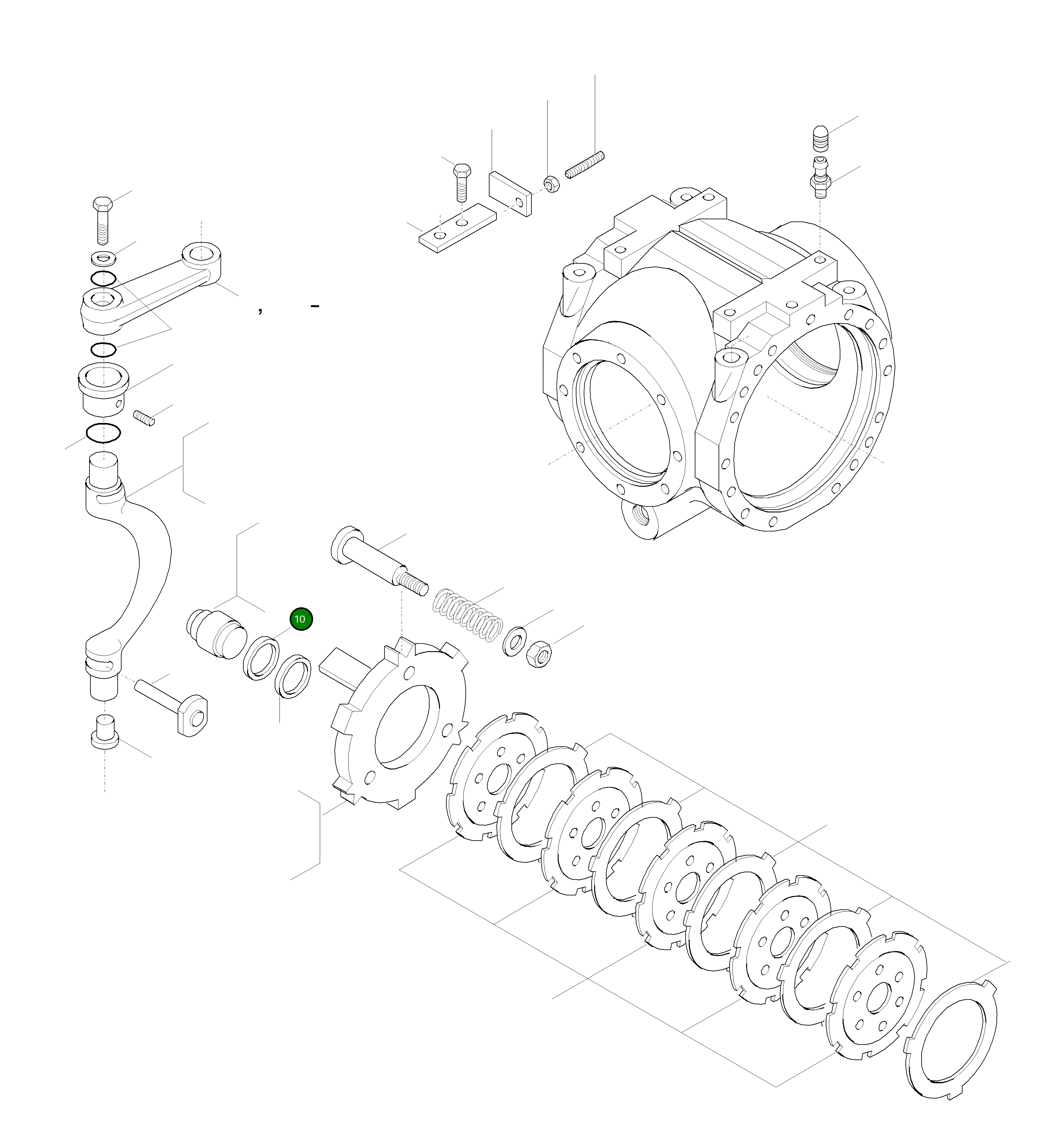 Кольцо уплотнительное (O-Ring) 42U-23-H0P78 Komatsu