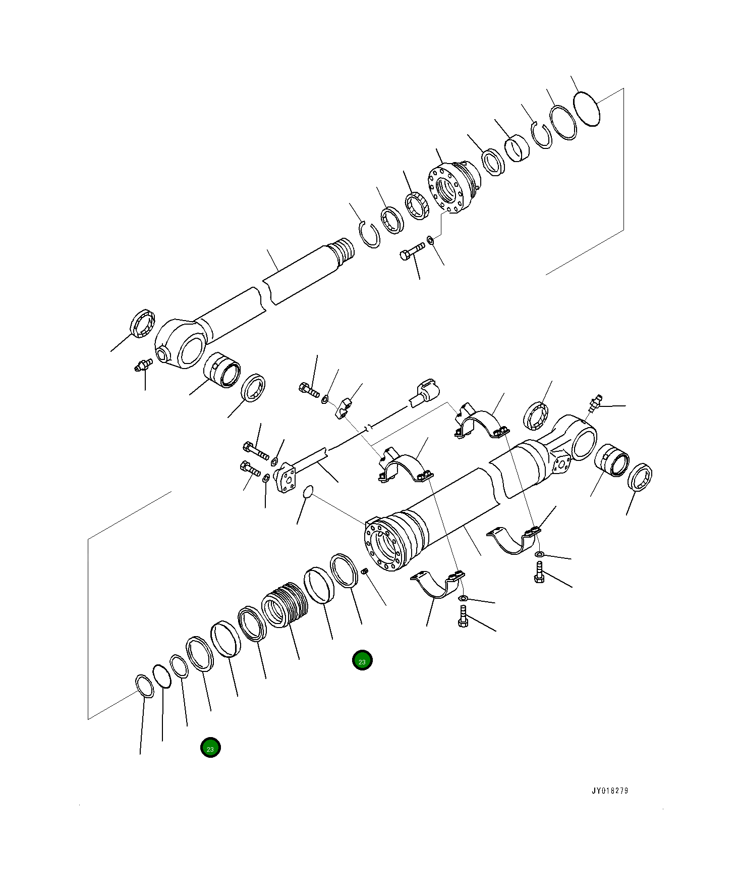 Кольцо 7074411920 Komatsu