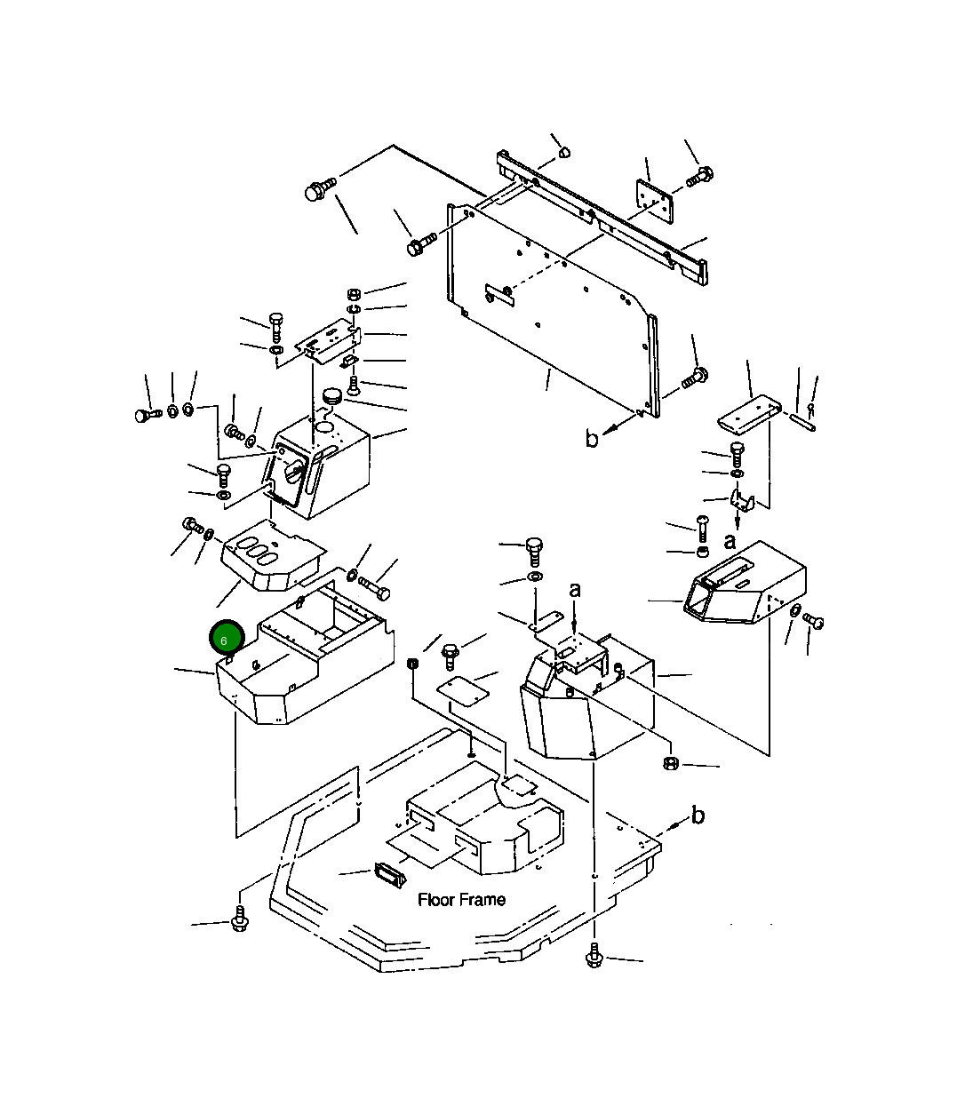 Крышка 419-54-12332 Komatsu