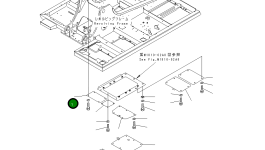 Крышка 20Y-54-26420 Komatsu