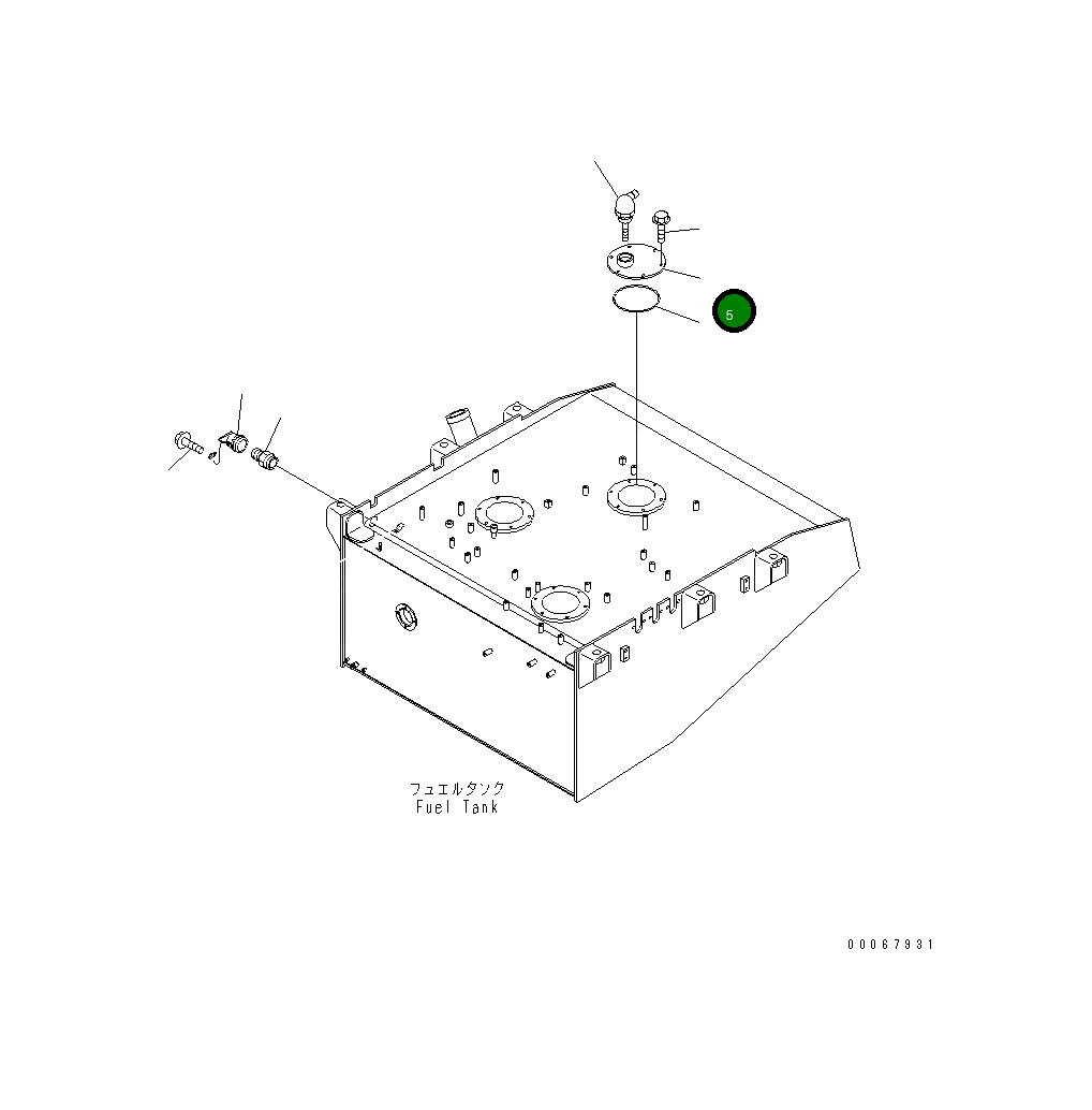 Крышка 427-U49-2120  Komatsu