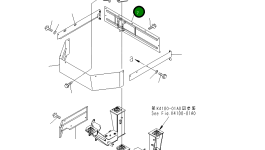 Крышка 427-S95-4441 Komatsu