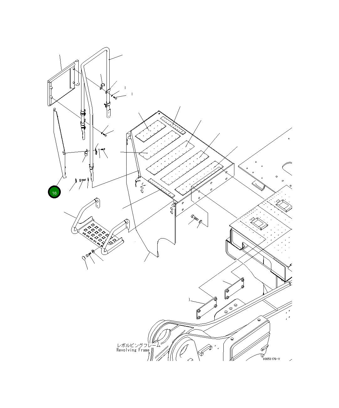 Крышка 21T-53-31880 Komatsu