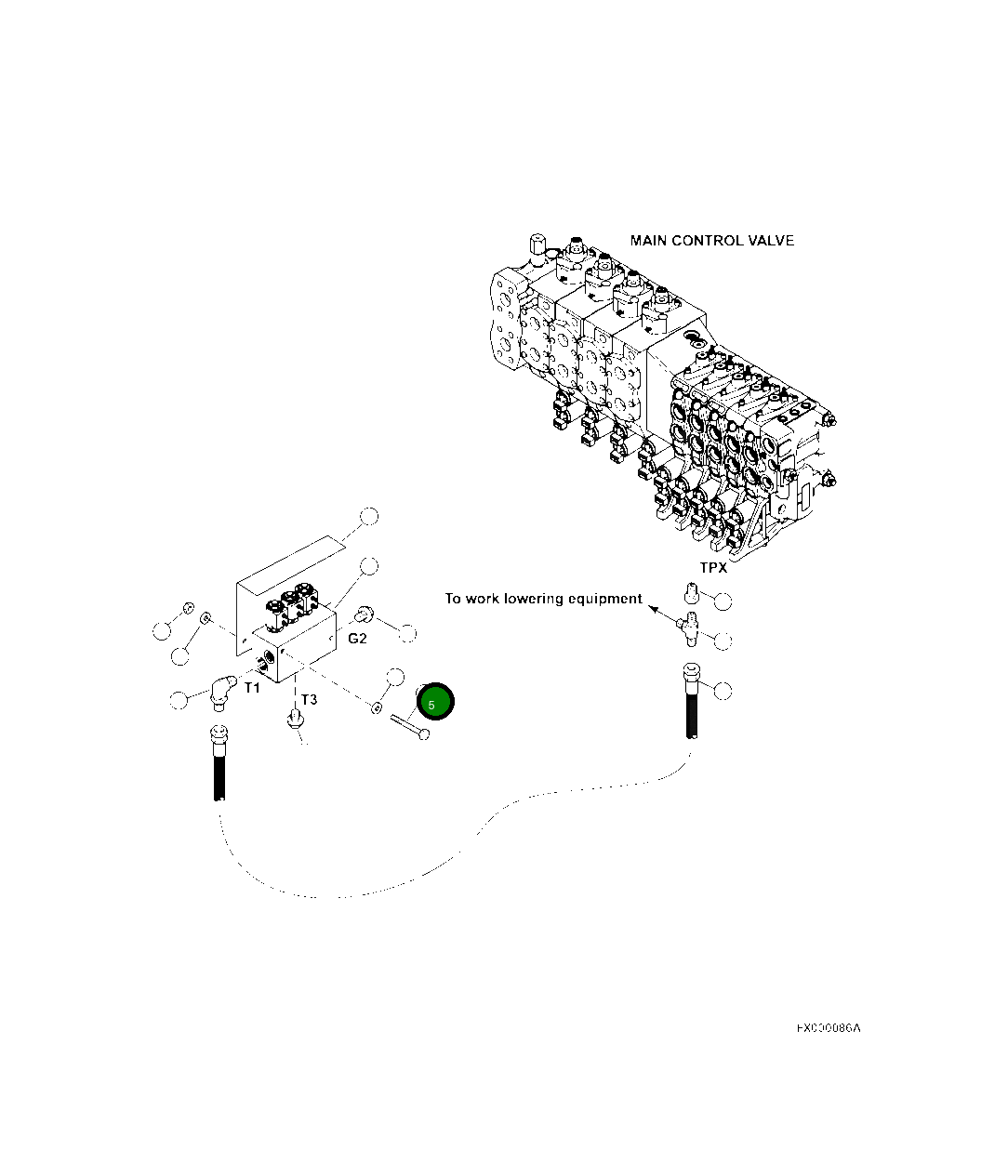Болт 10820KF Komatsu