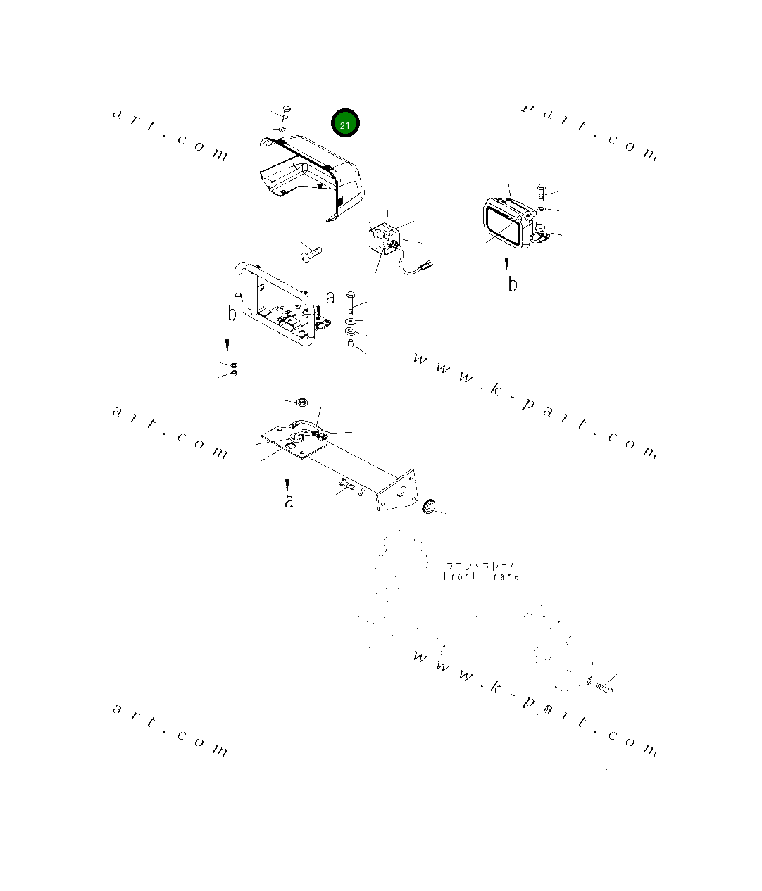Крышка 419-06-53161 Komatsu