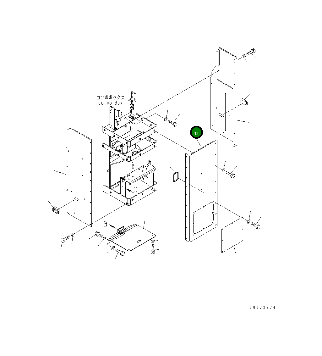 Крышка 426-43-39920 Komatsu