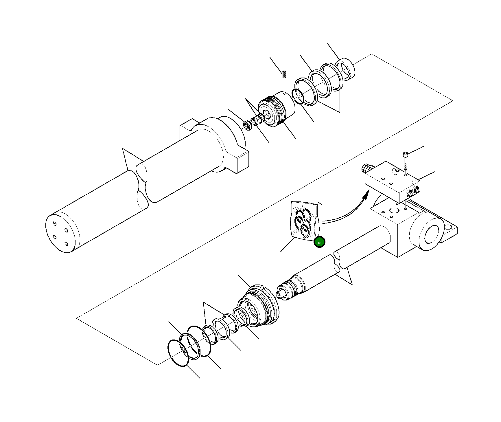 Кольцо уплотнительное (O-Ring) FDT1400031 Komatsu