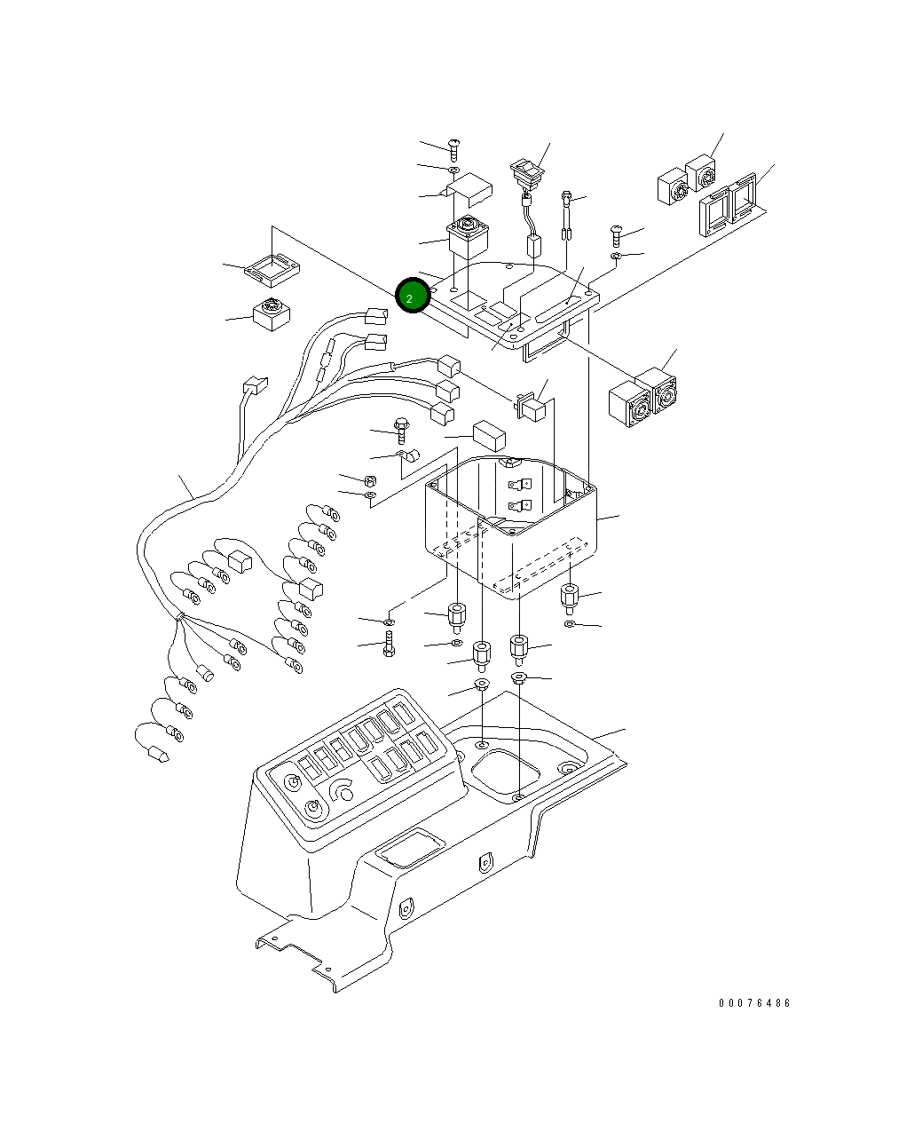Крышка 421-06-A1871  Komatsu