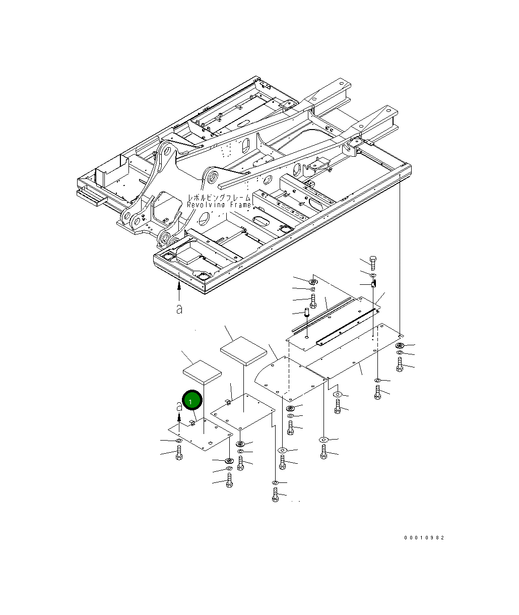 Крышка 208-54-72410 Komatsu