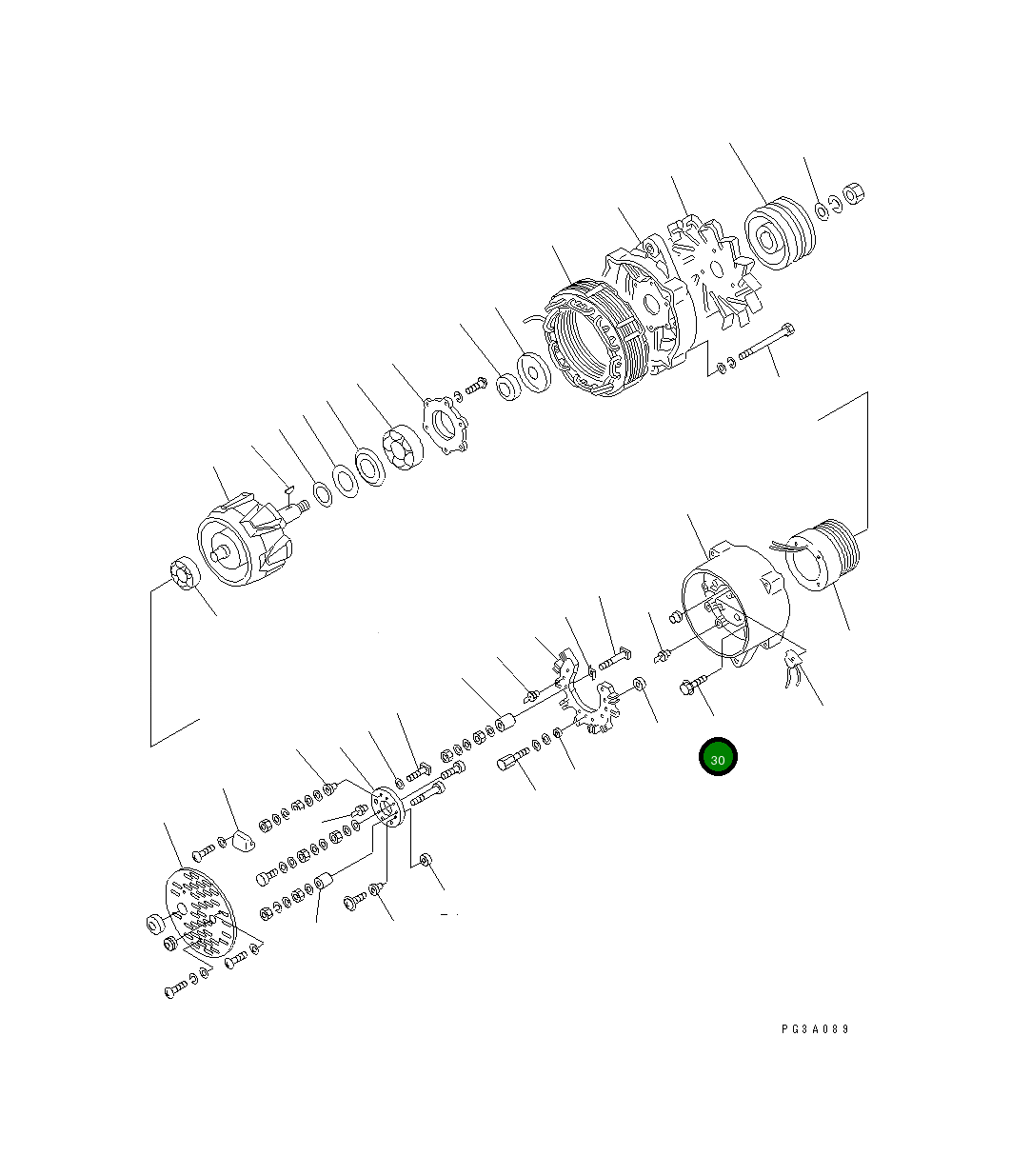 Болт KD0-0275-06322 Komatsu