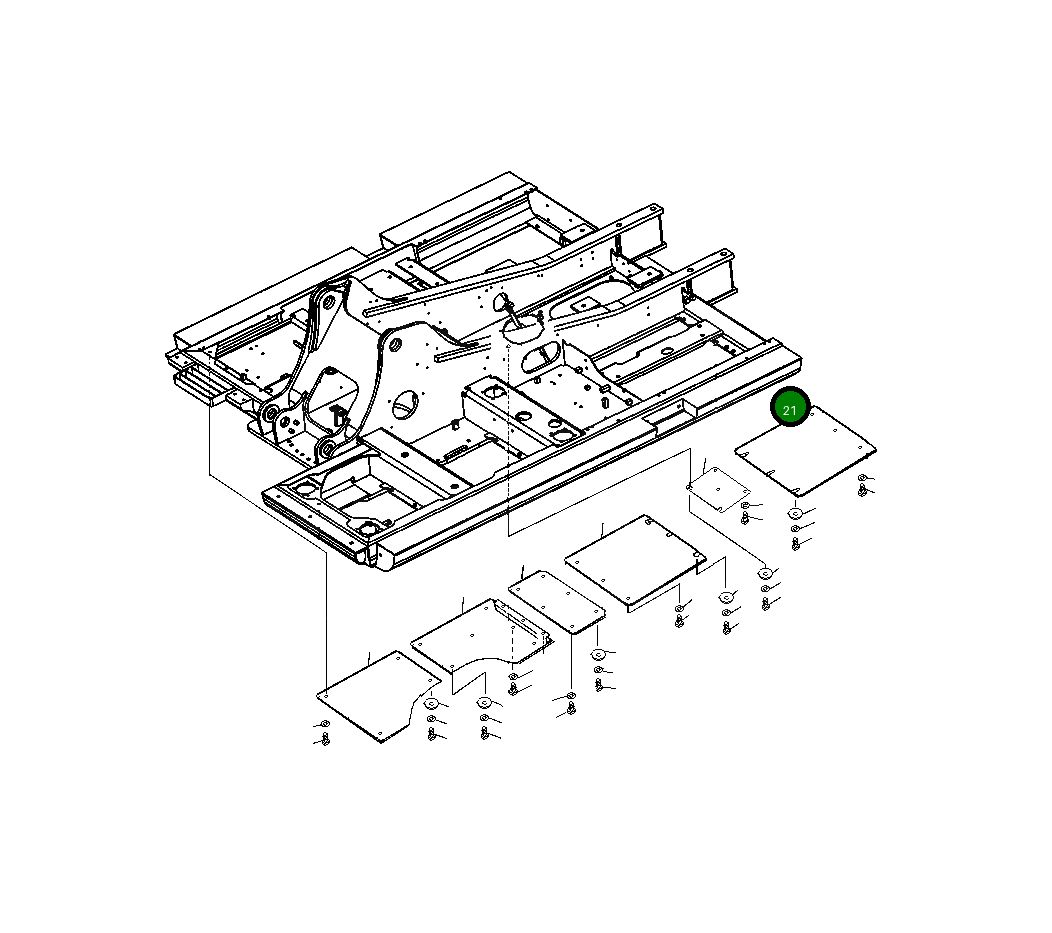 Крышка 20Y-54-J2260 Komatsu