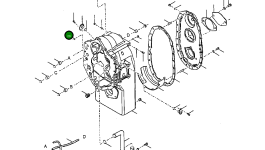 Кольцо уплотнительное (O-Ring) 1152 267 C1 Komatsu