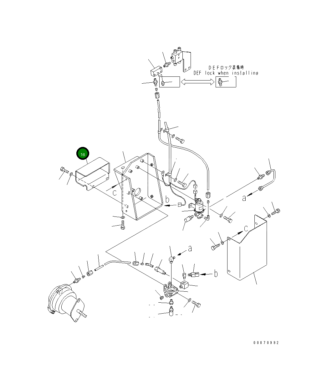 Крышка 234-32-52160 Komatsu