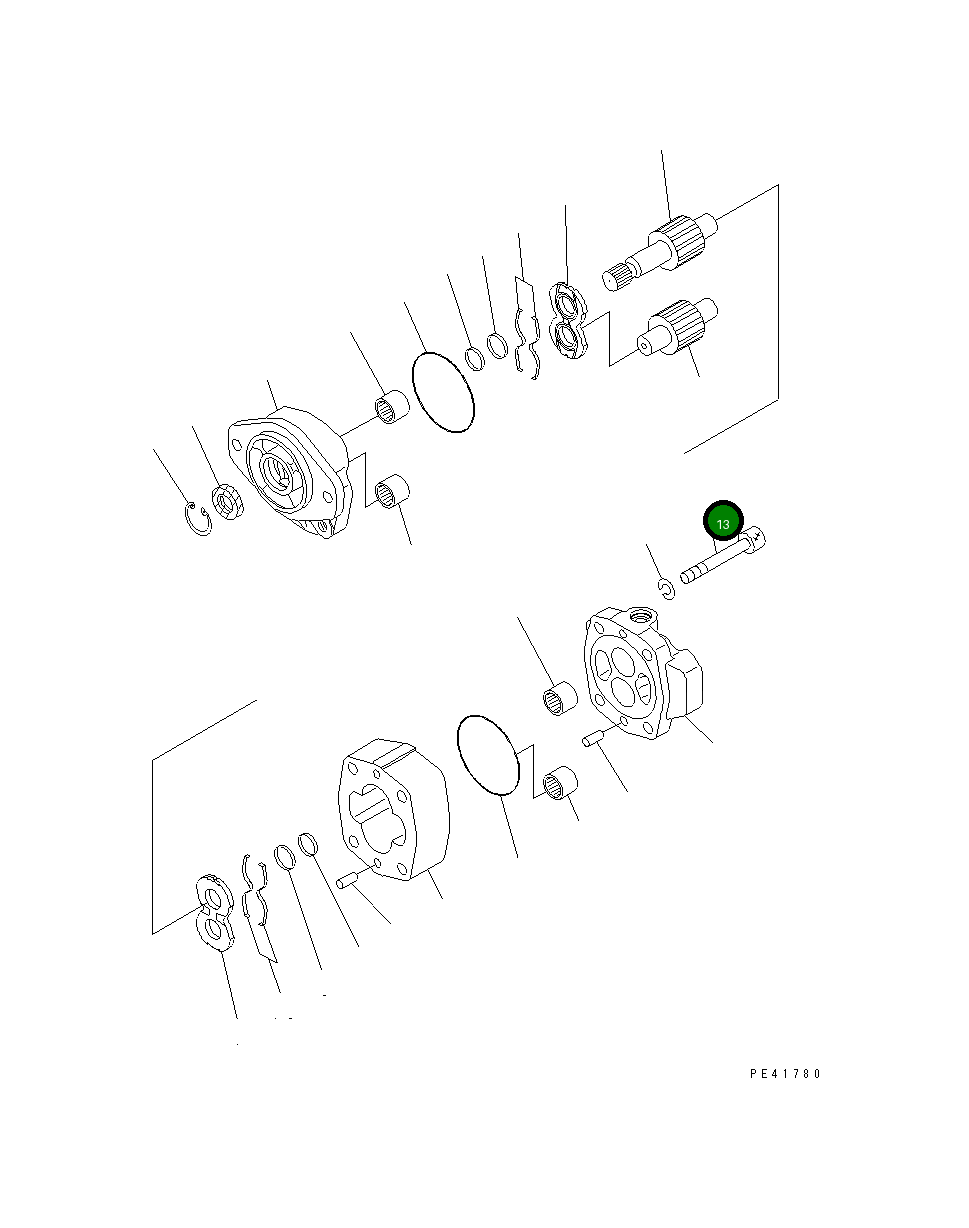 Болт 01252-31485 Komatsu