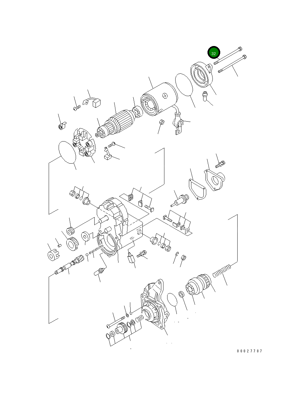 Болт ND949042-3690 Komatsu