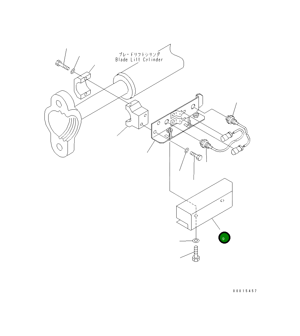 Крышка 23F-843-3570 Komatsu