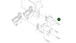 Крышка 6166-75-6711 Komatsu