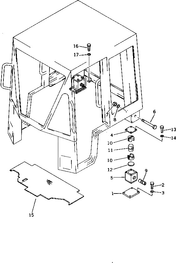 Болт 362-Z79-5140  Komatsu