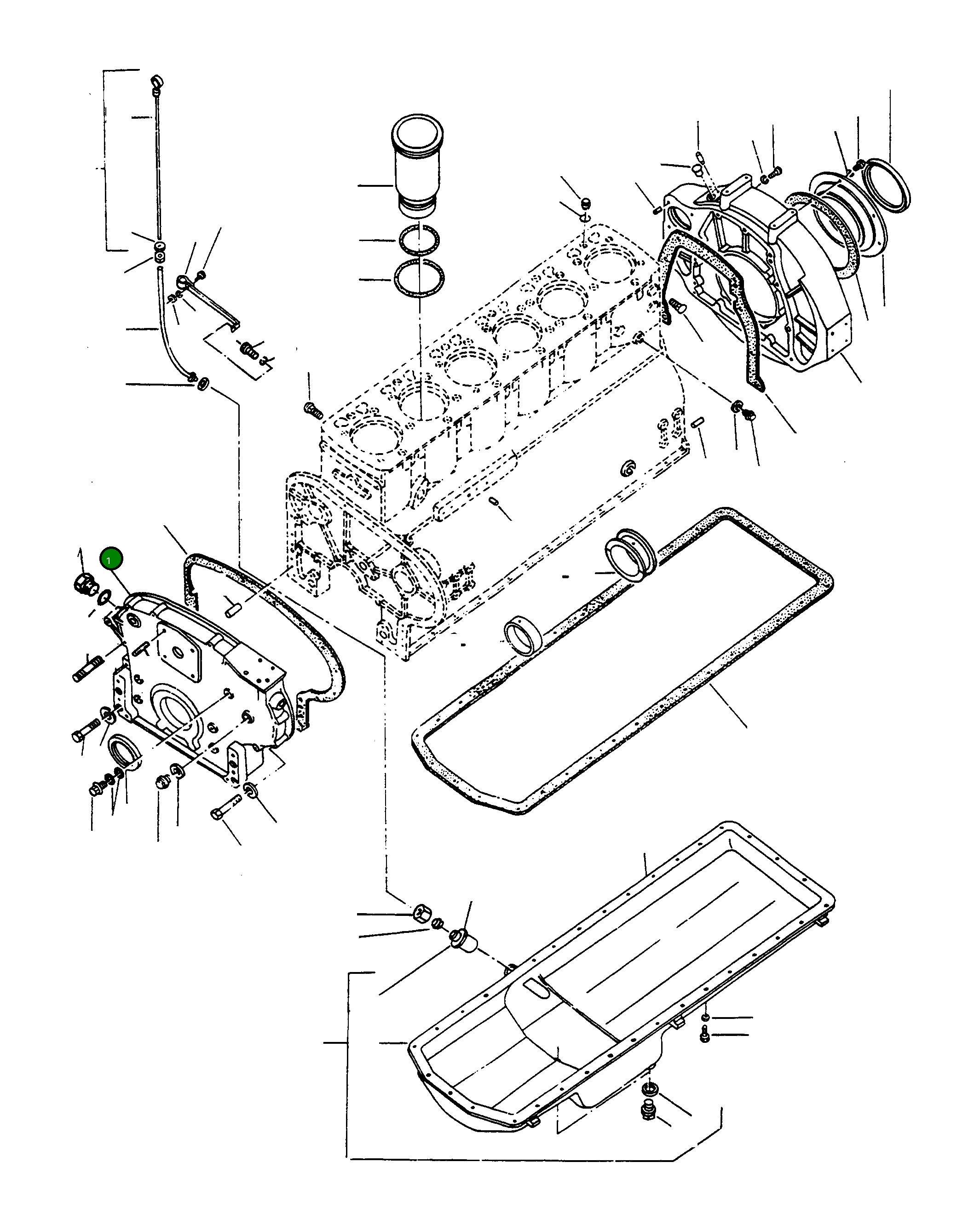 Крышка 2872231M1 Komatsu