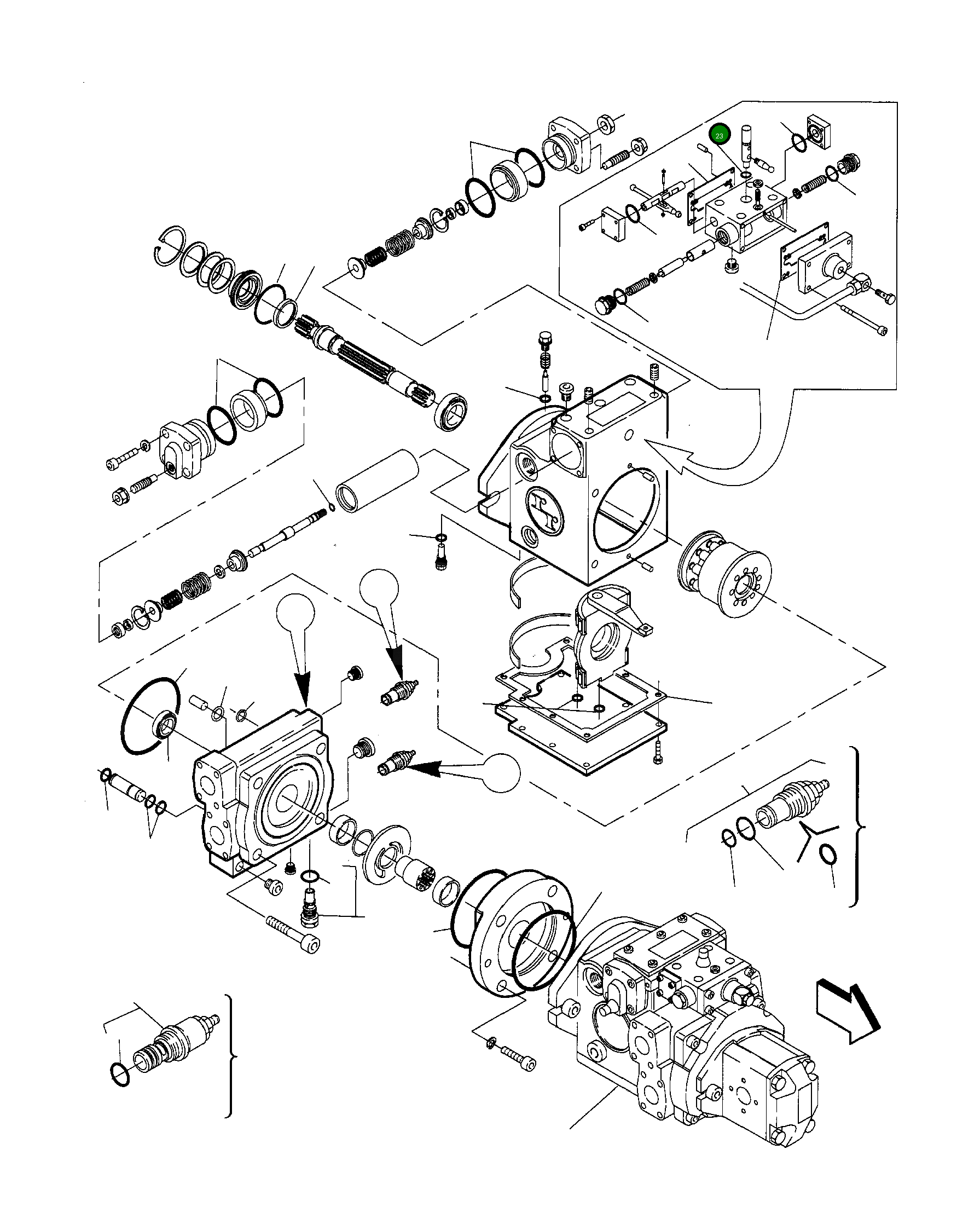 Кольцо уплотнительное (O-Ring) 840225123  Komatsu