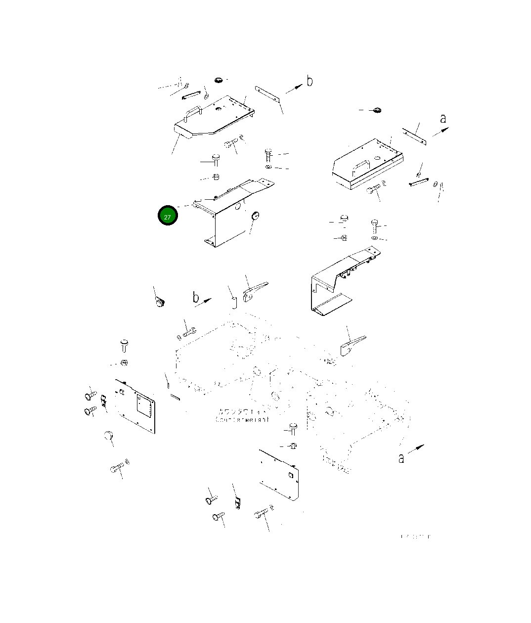 Крышка 423-06-68461  Komatsu
