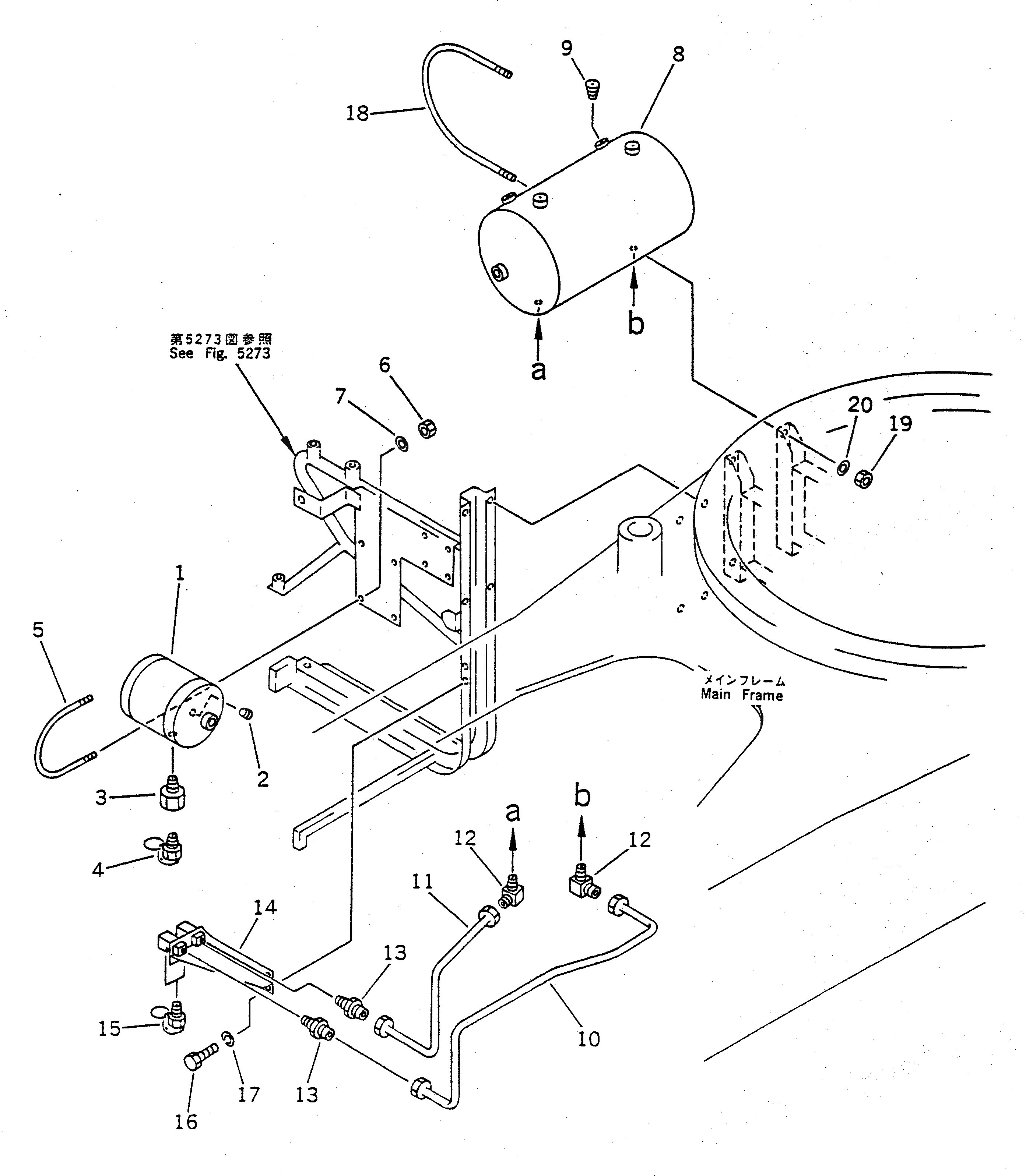 Болт 23S-44-11160  Komatsu