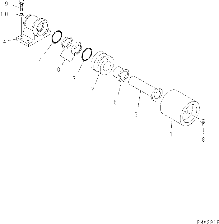 Кольцо 110-30-14262 Komatsu