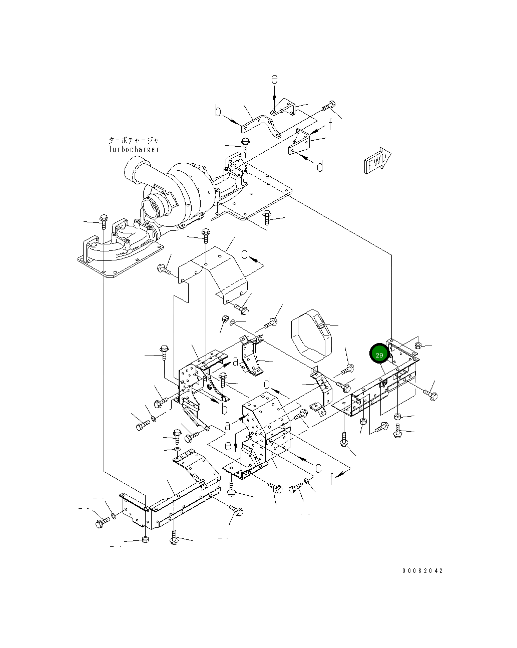 Крышка 6218-11-6251 Komatsu