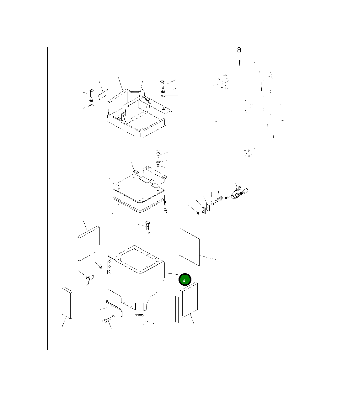 Крышка 423-54-52860 Komatsu
