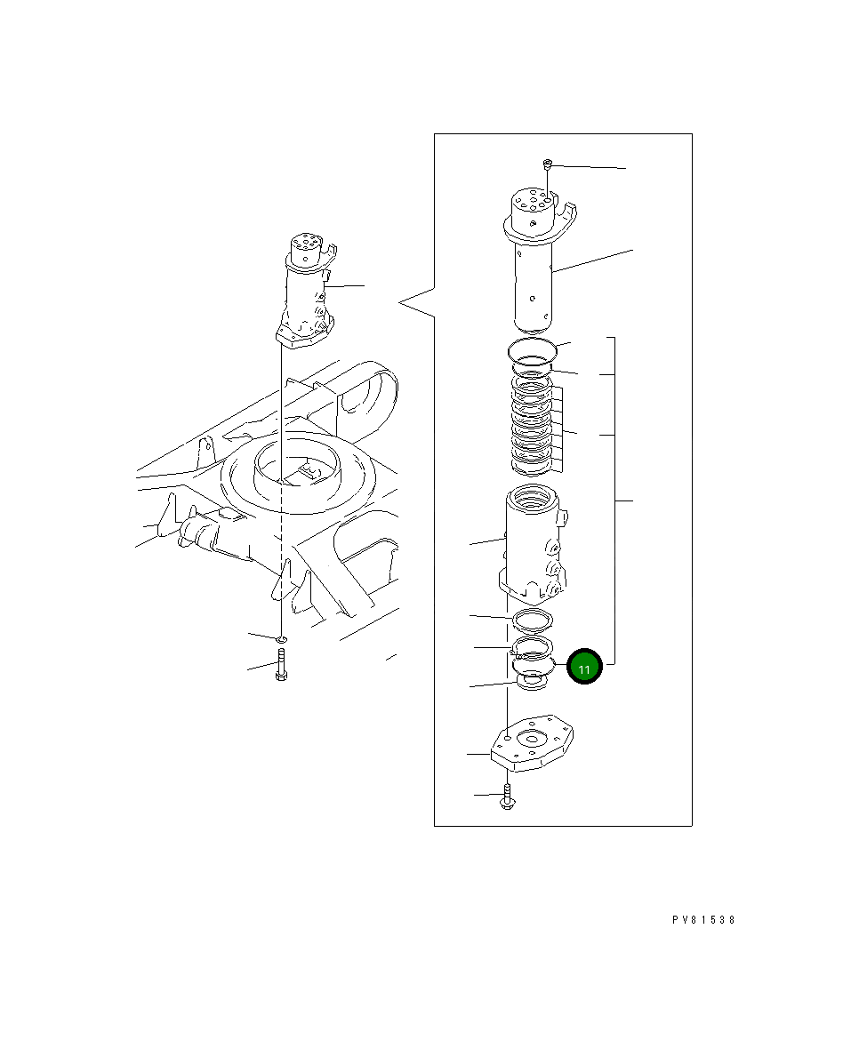 Кольцо уплотнительное (O-Ring) YM24321-000950 Komatsu