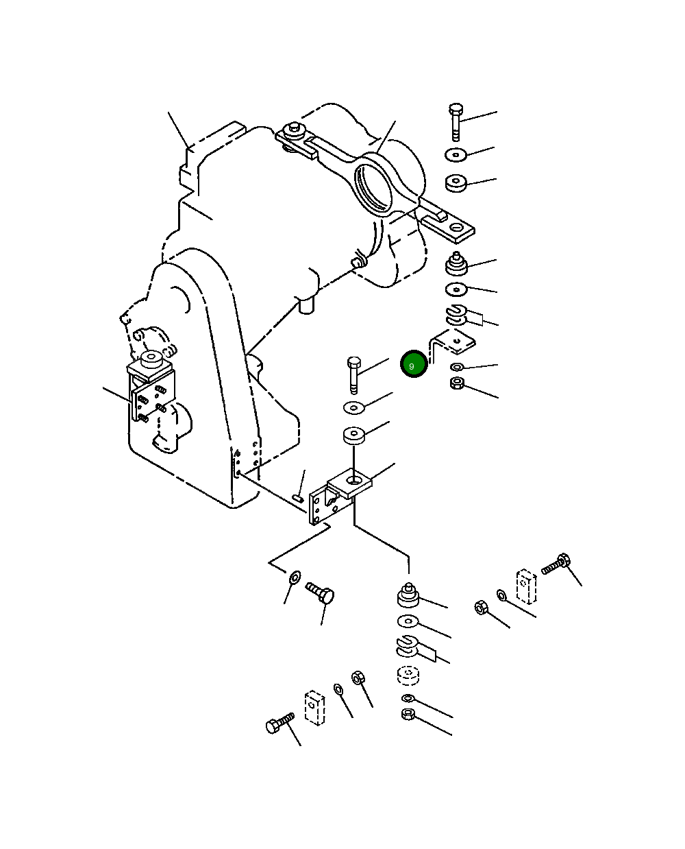 Болт 01011-32275 Komatsu