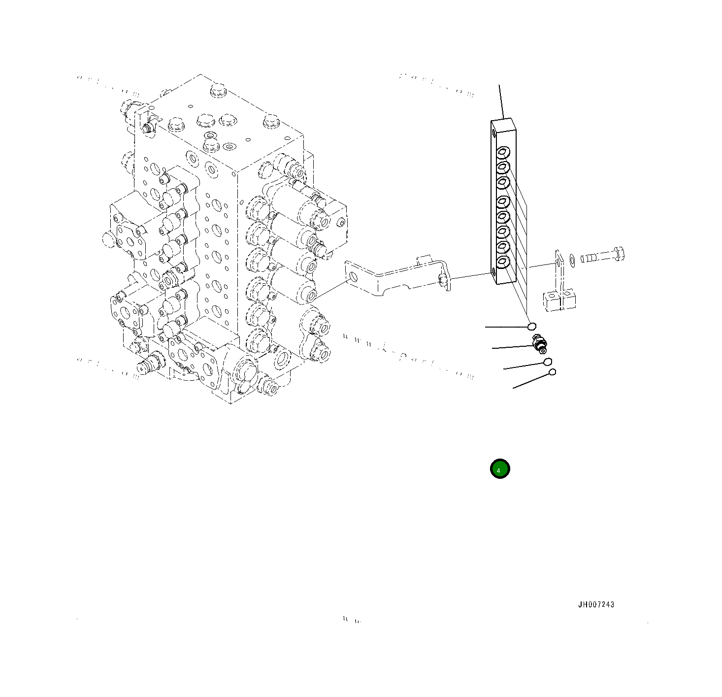 Кольцо уплотнительное (O-Ring) 20Y6219560 Komatsu