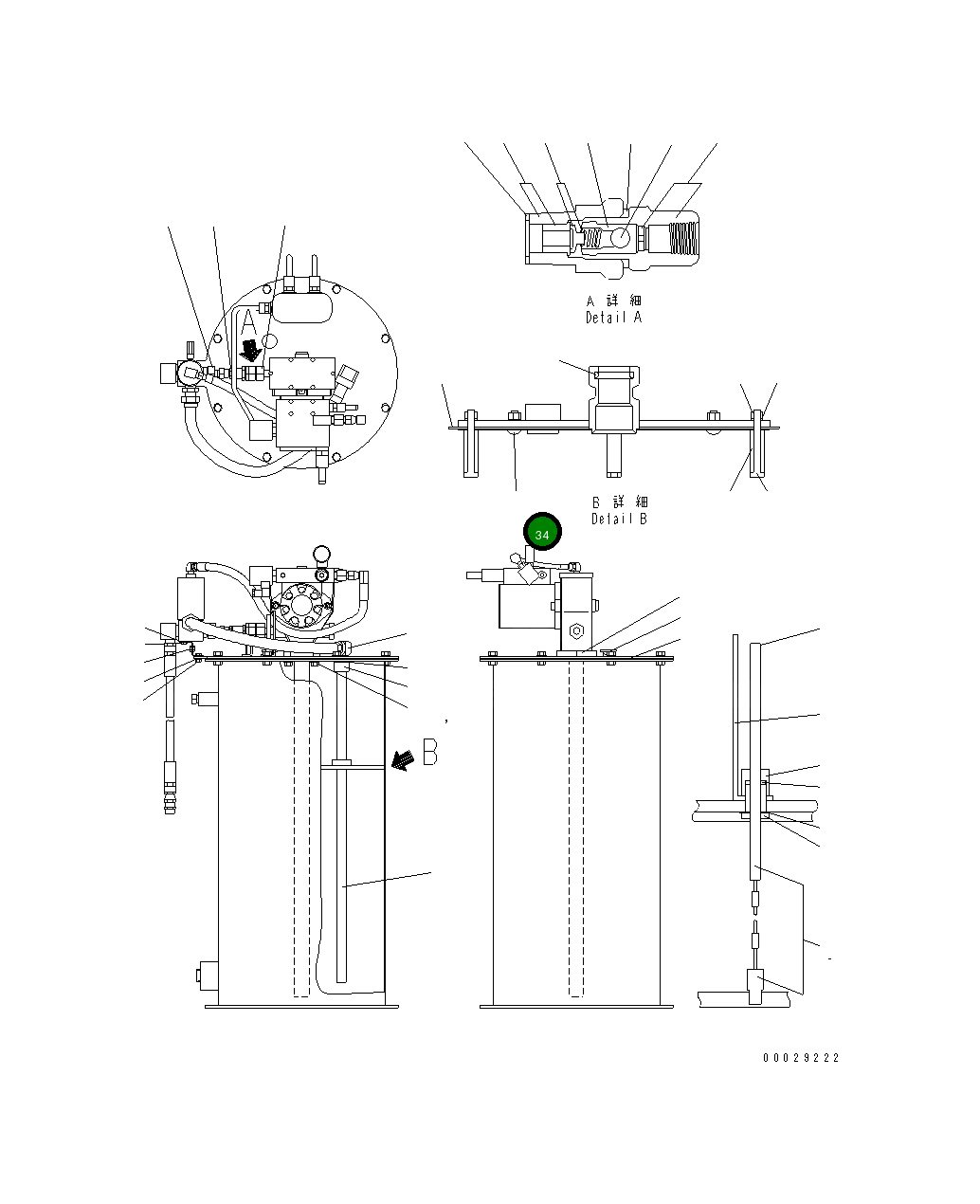 Болт LI50033  Komatsu